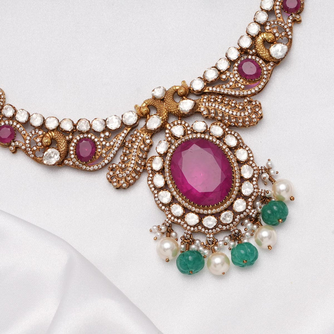 Aadhira Short Necklace Set