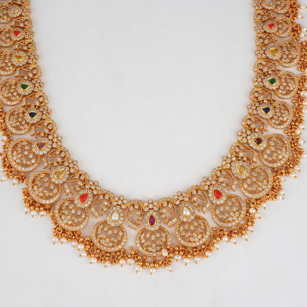Anushka Stone Long Necklace
