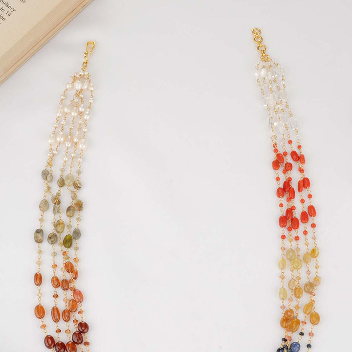 Colourful Beads Long Necklace