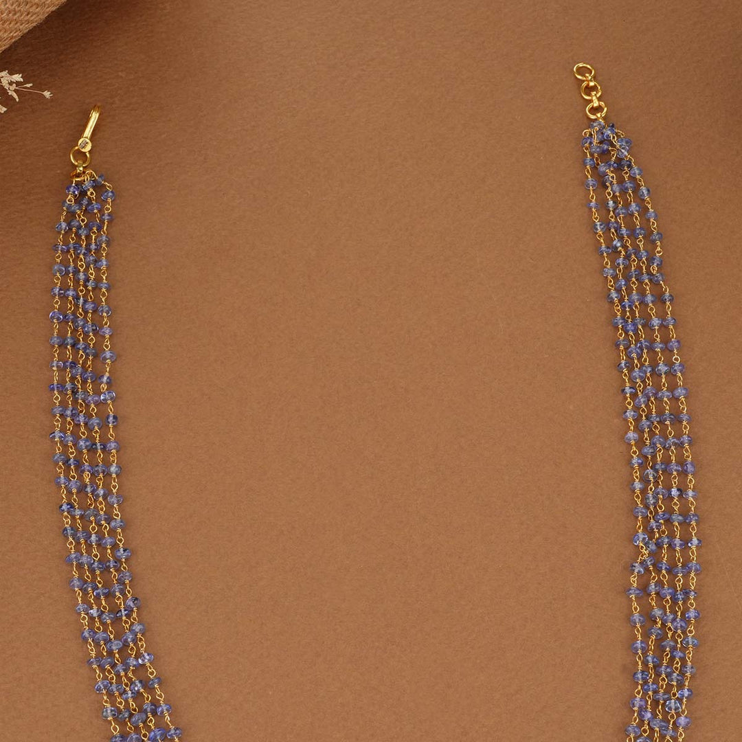 Amethyst Beads Long Necklace