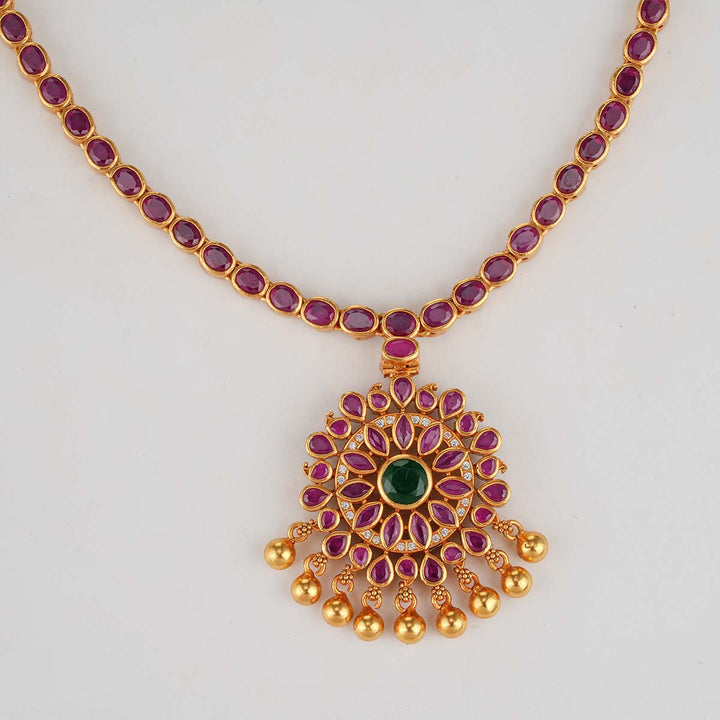 Dharani Reversible Short Necklace