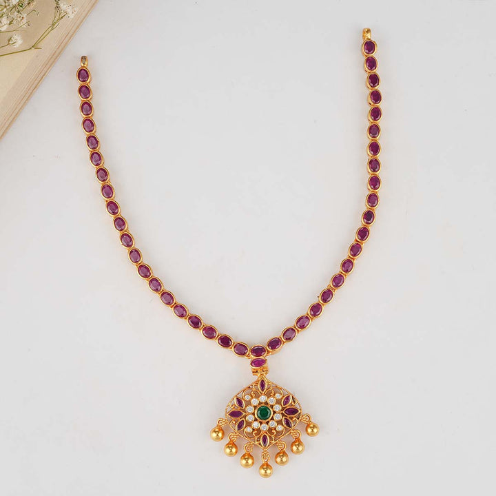 Geetha Reversible Short Necklace