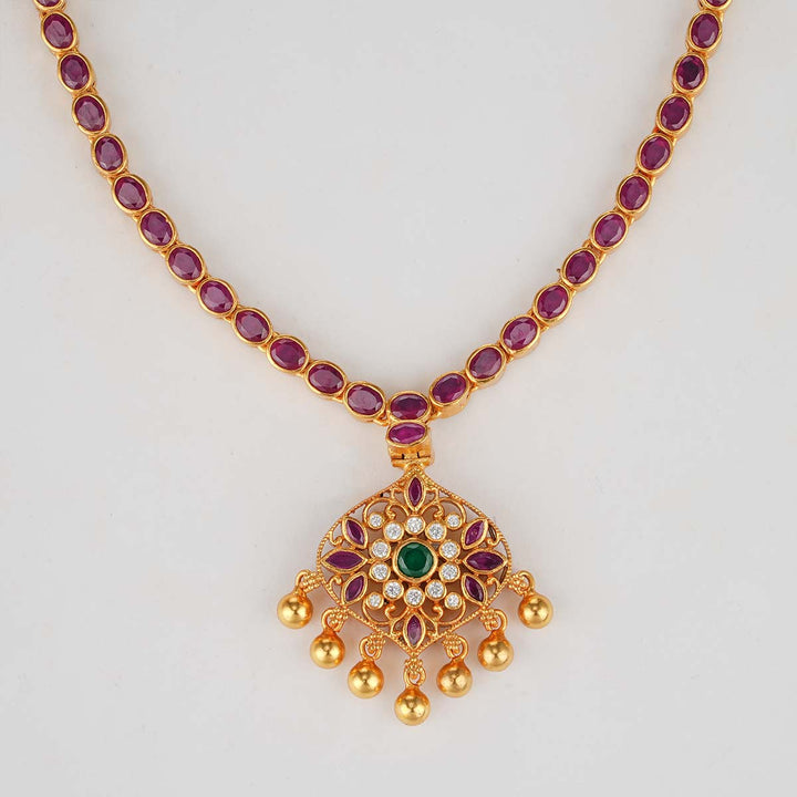 Geetha Reversible Short Necklace