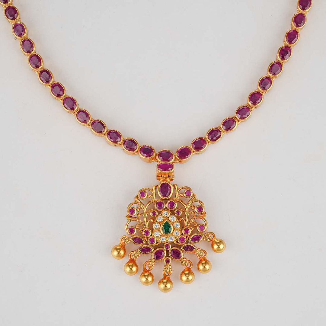 Prakalya Reversible Short Necklace