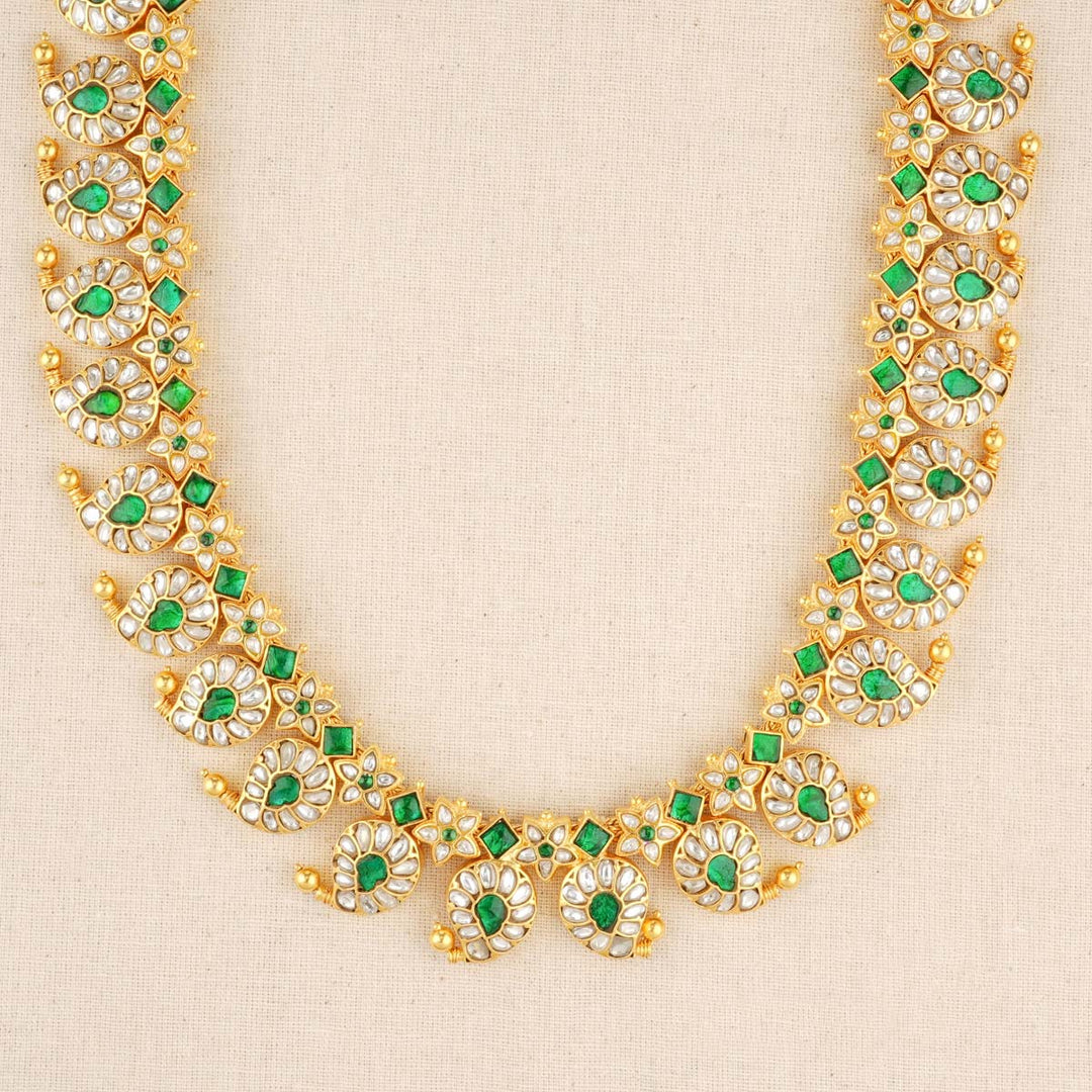 Green Mango Mala Long Necklace