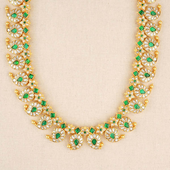 Green Mango Mala Long Necklace