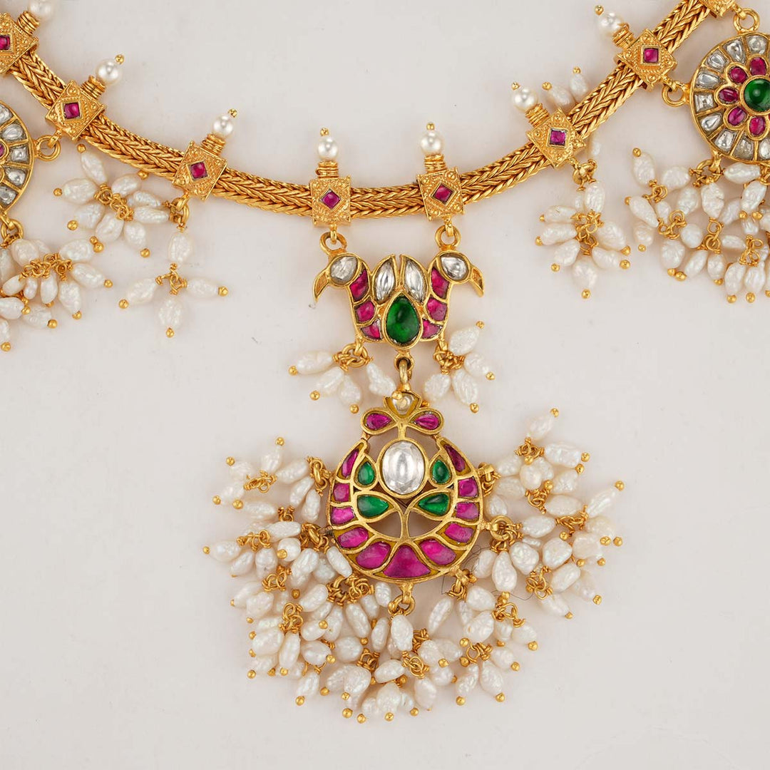 Yalikha Kundan Necklace Set