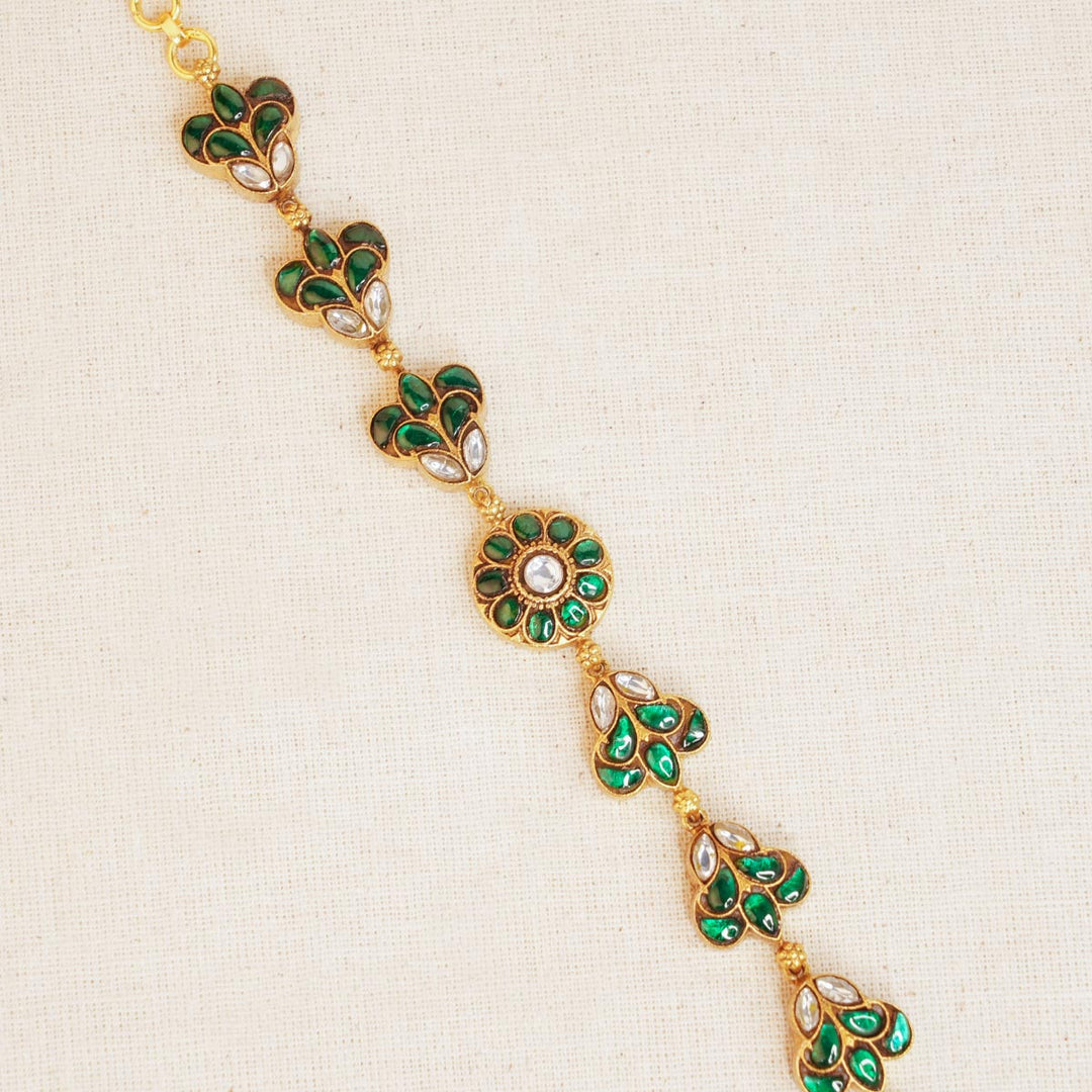 Hansitha Kundan Bracelet