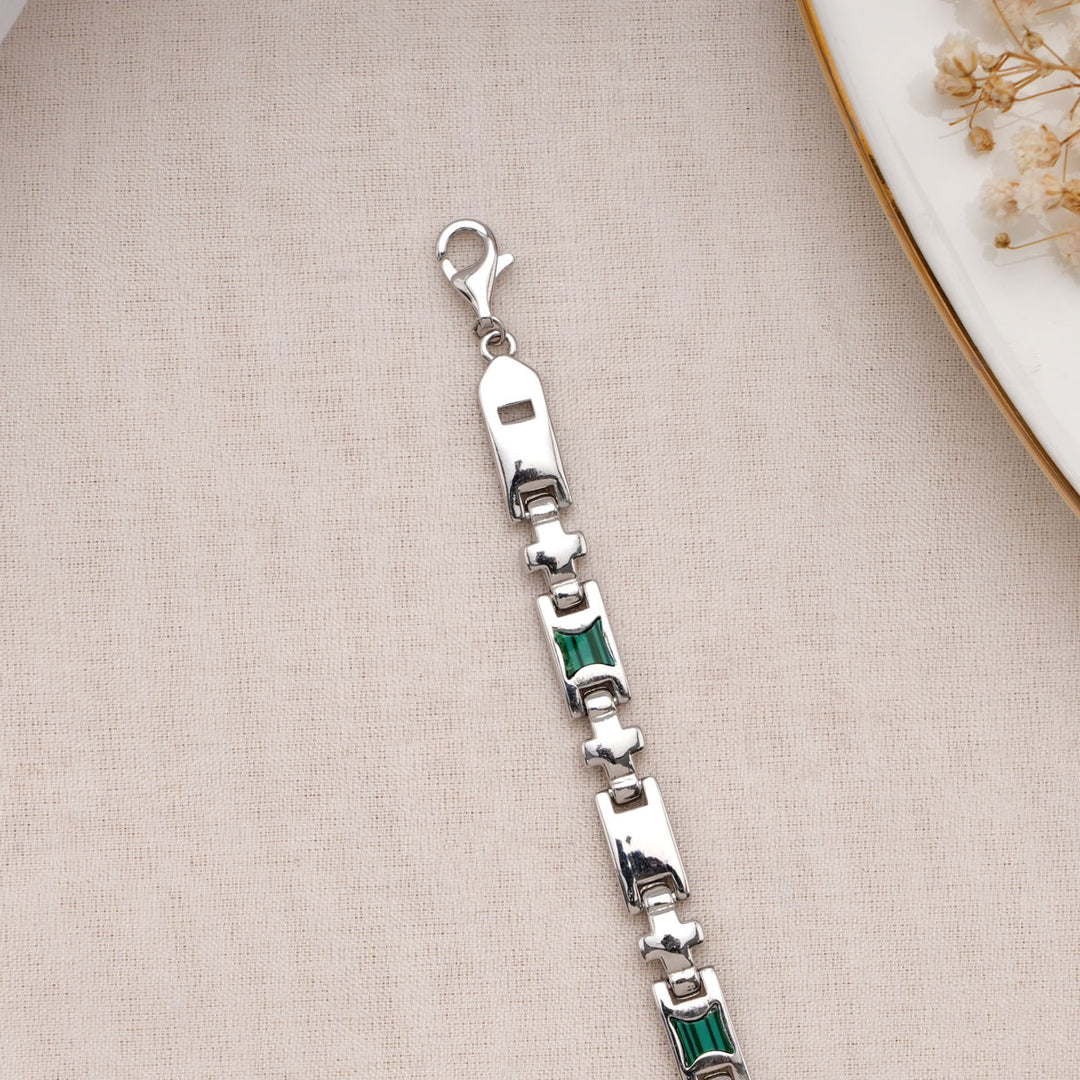 Green Lock Men's Bracelet