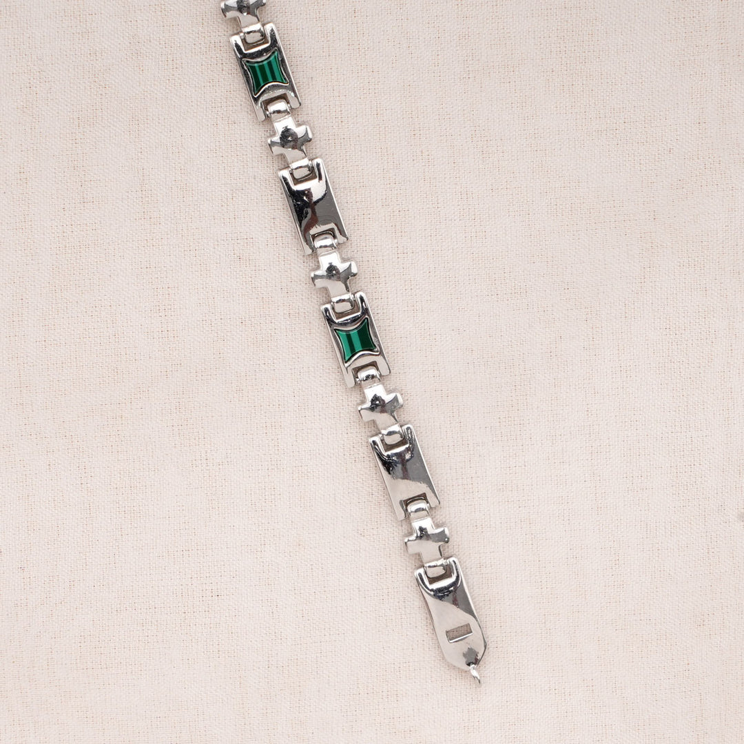 Green Lock Men's Bracelet