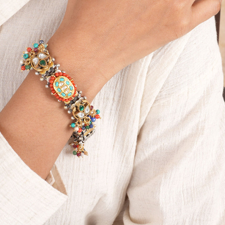 Gypsy Glow Oxidised Bracelet