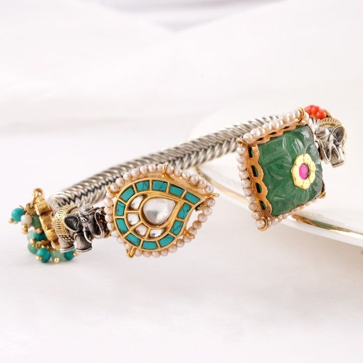 Luna Lark Oxidised Bracelet