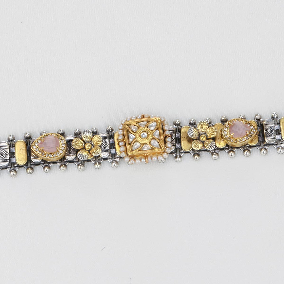 Trendy Charm Oxidised Bracelet