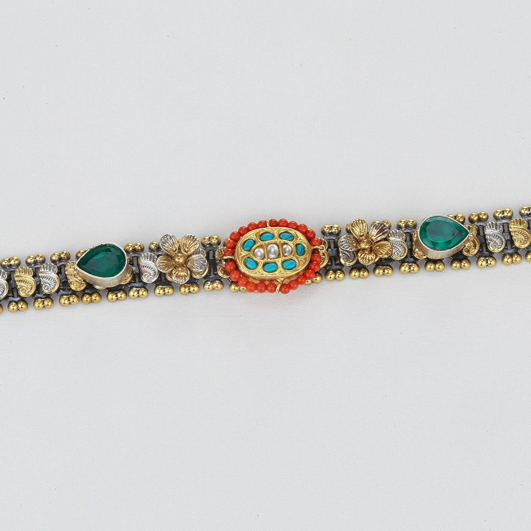 Oxidised Luxe  Bracelet