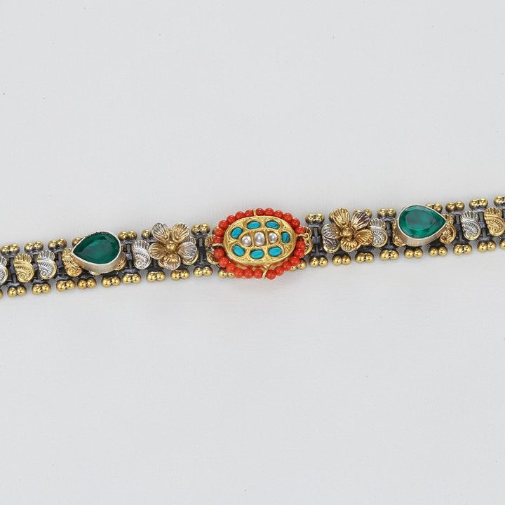 Oxidised Luxe  Bracelet