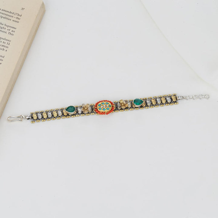 Oxidised Luxe  Bracelet