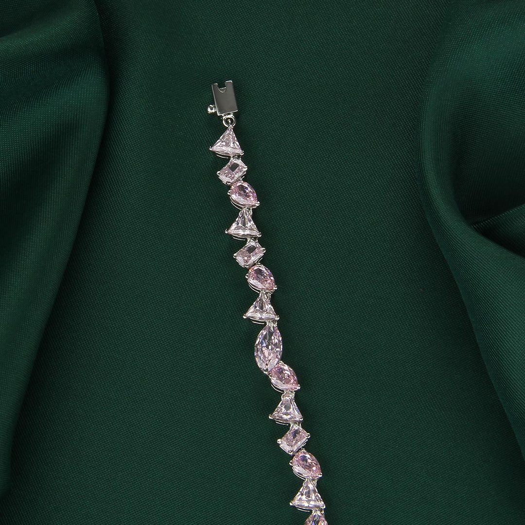 Multi Charm Chain Type Bracelet