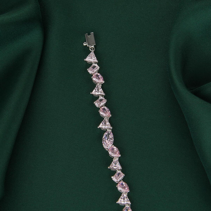 Multi Charm Chain Type Bracelet