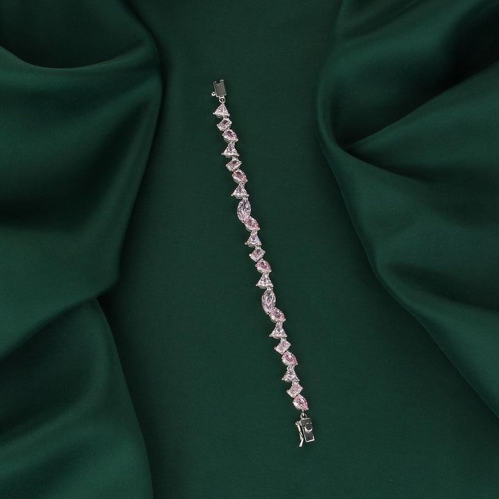 Multi Charm Chain Type Bracelet