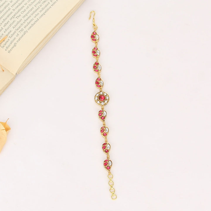 GoldenHalo Kundan Bracelet