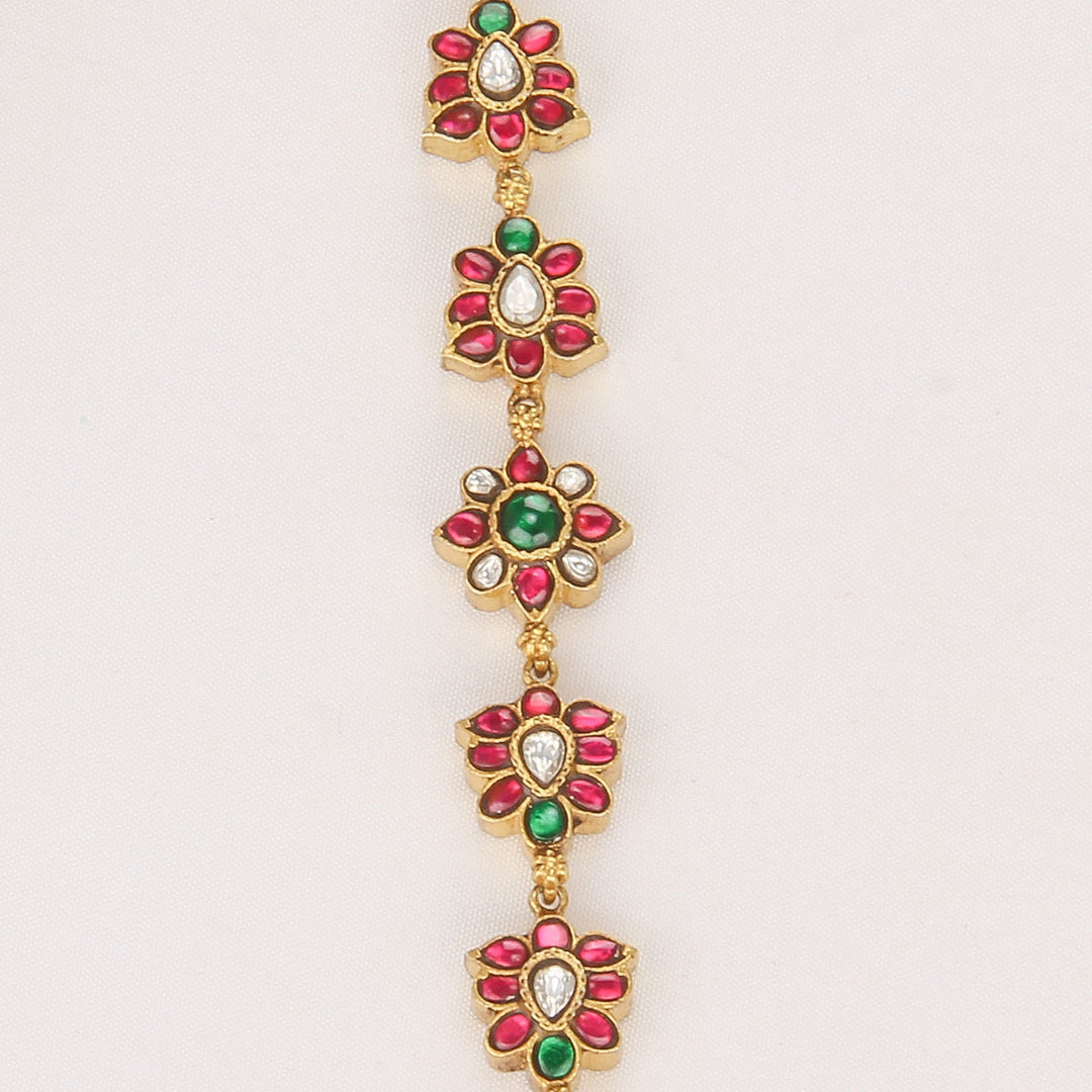 AuraSpark Kundan Bracelet