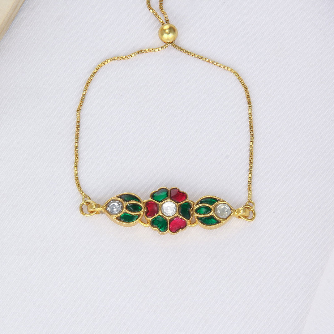 Chic & Glow Kundan Bracelet