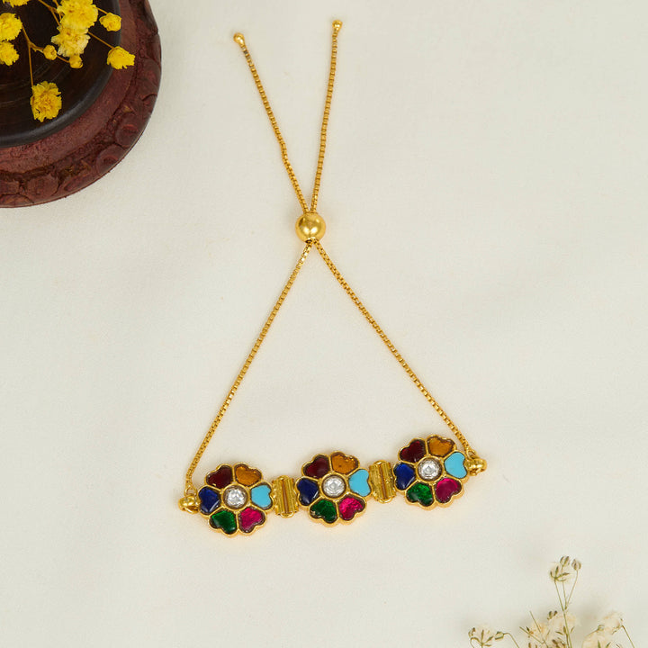 Janaranjani Kundan Bracelet