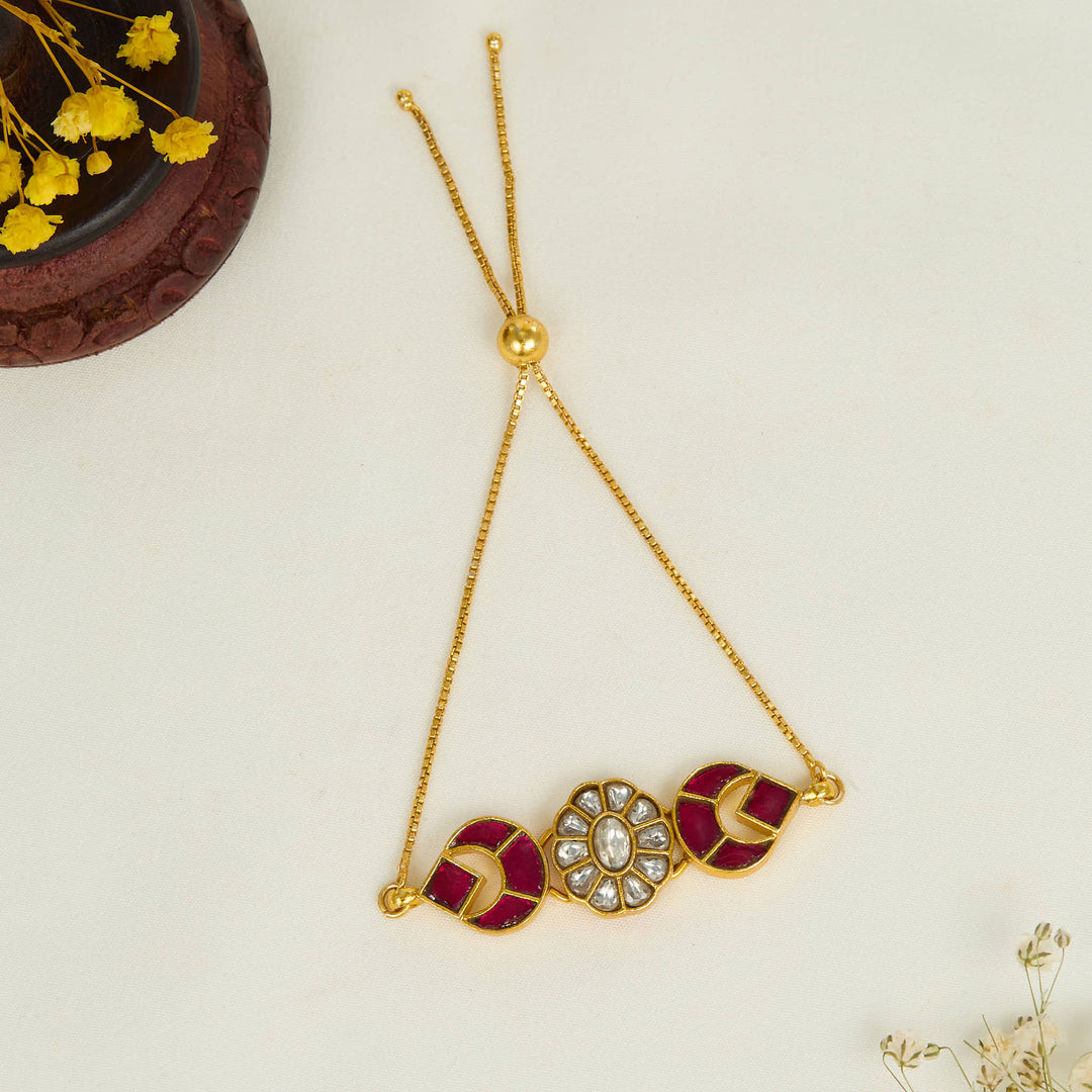Mahakanya Kundan Bracelet