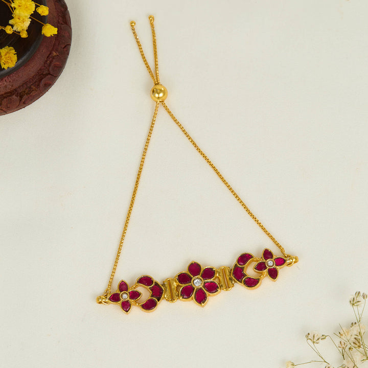 Naadini Kundan Bracelet
