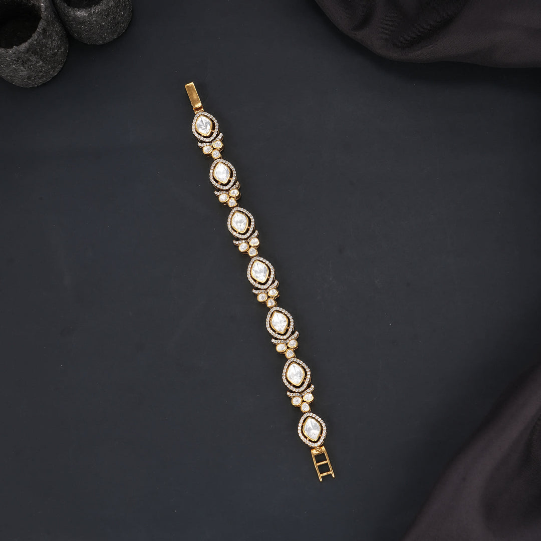White Charming Moissanite Bracelet