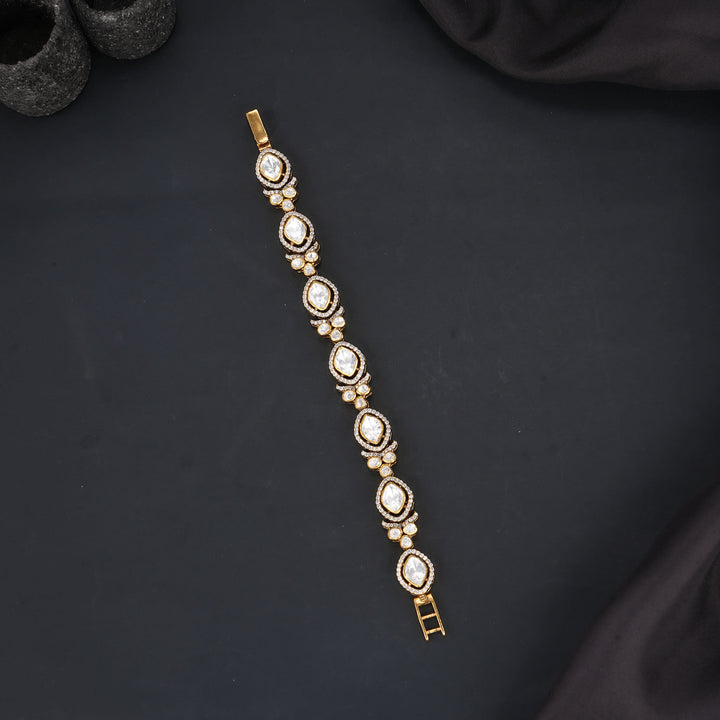 White Charming Moissanite Bracelet