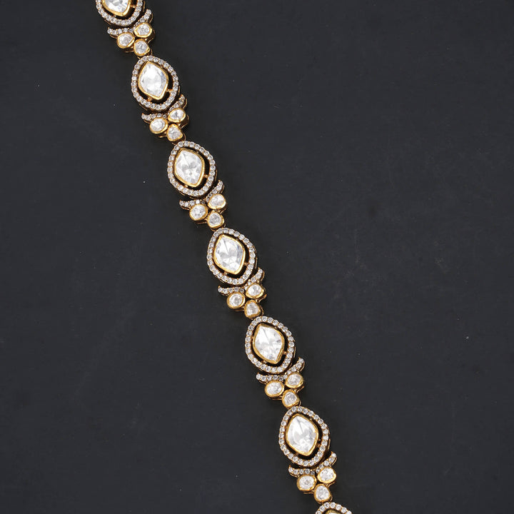 White Charming Moissanite Bracelet
