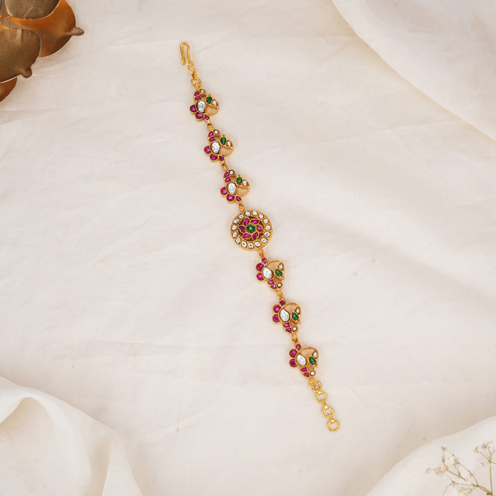 Nitharshana Kundan Bracelet