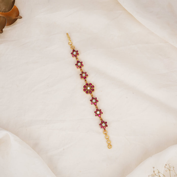 Ganisha Kundan Bracelet