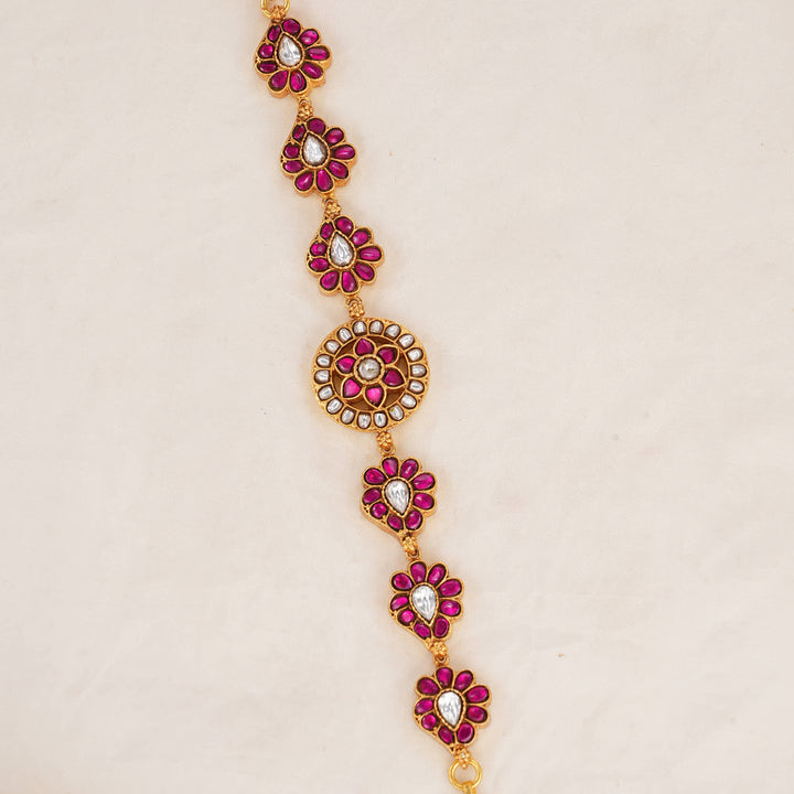 Nithusha Kundan Bracelet