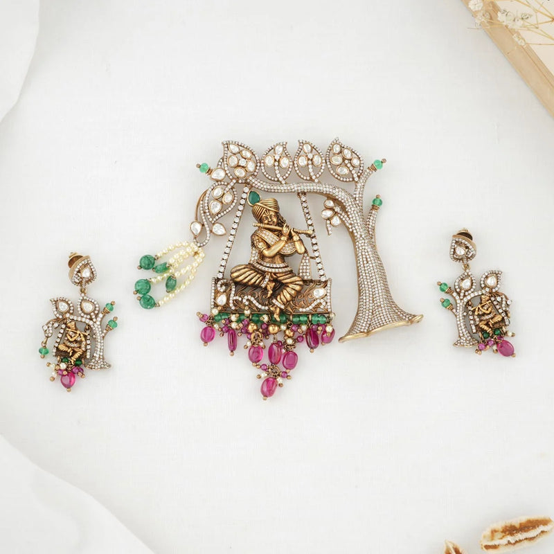 Pendant with Earrings