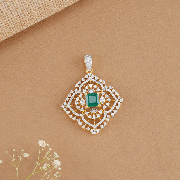 Modishi Diamond Design Pendant Set
