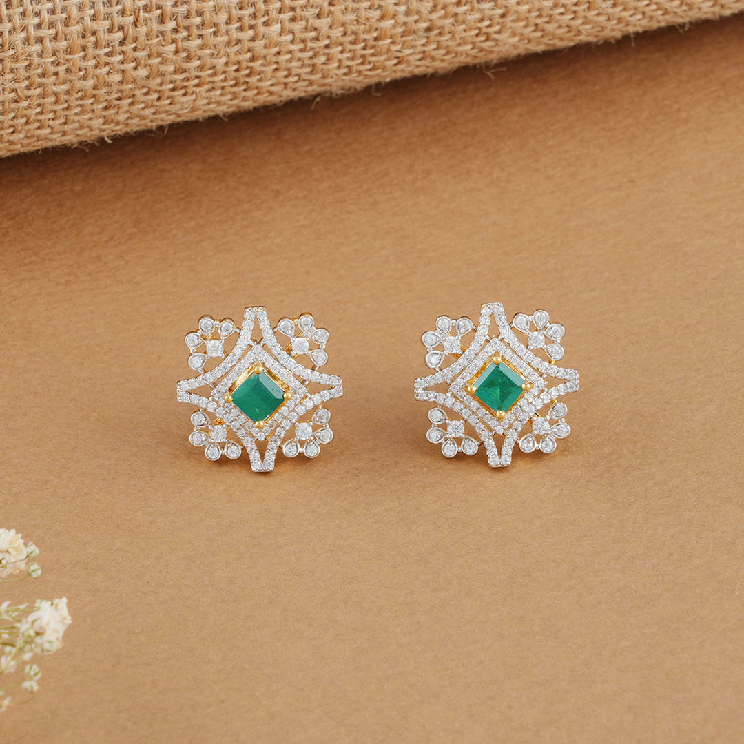 Modishi Diamond Design Pendant Set
