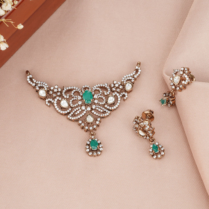 Virushka Victorian Pendant set