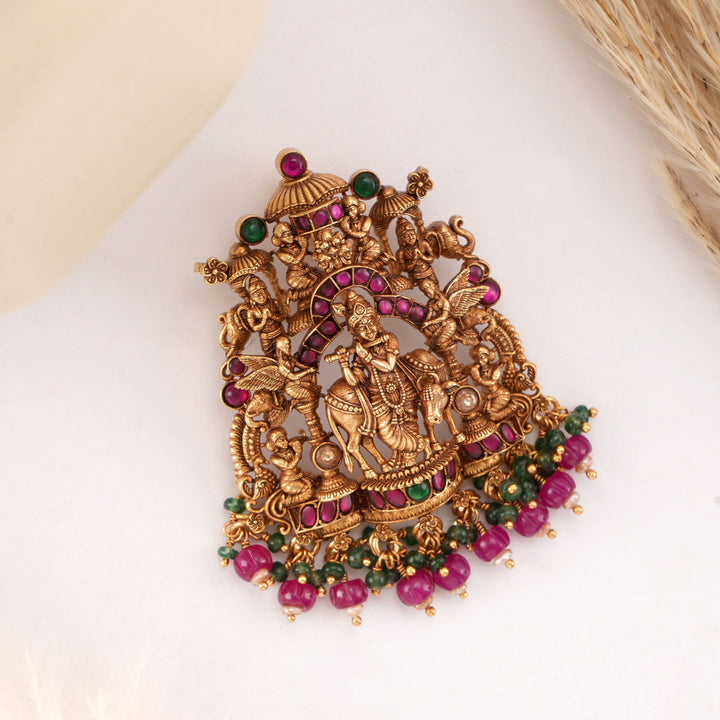 Lord Krishna Nagas Pendant