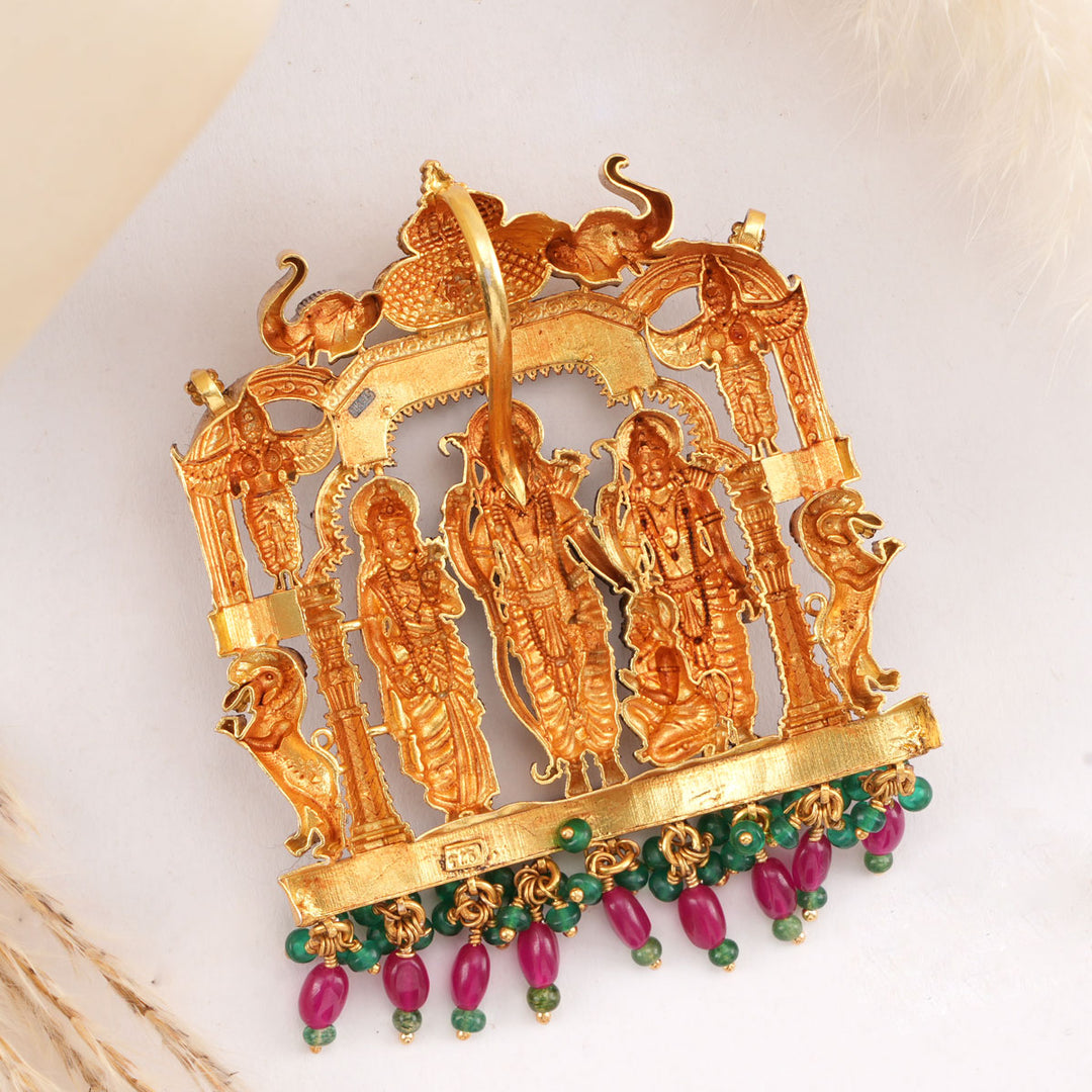 Stunning Ram Sita Nagas Pendant