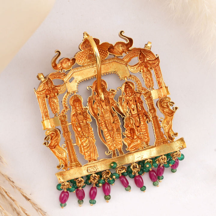 Stunning Ram Sita Nagas Pendant