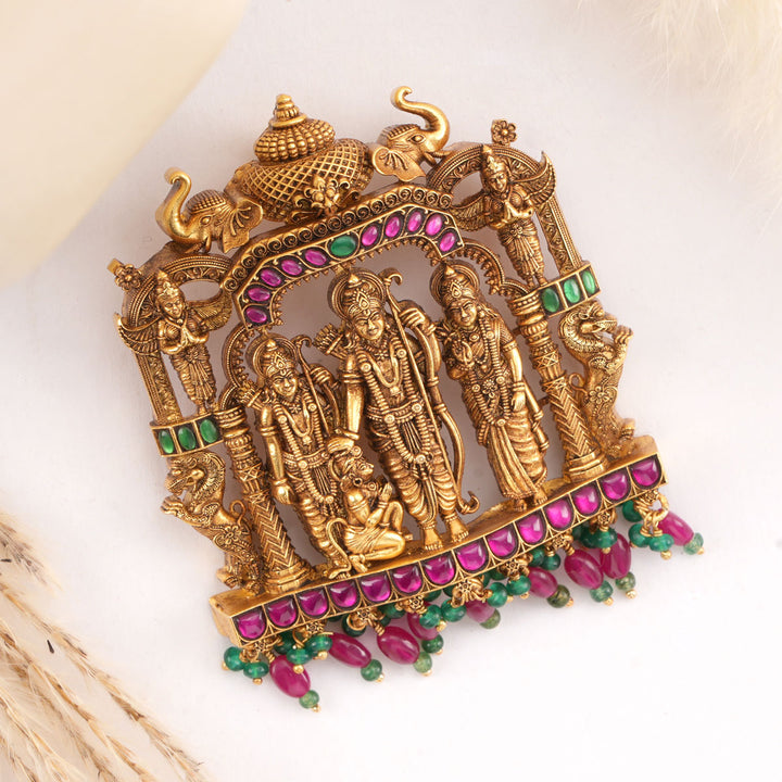 Stunning Ram Sita Nagas Pendant