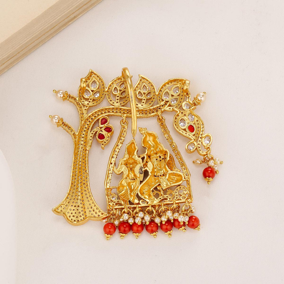 Glitz Krishna Stone Pendant