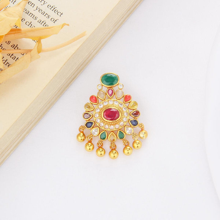 Multi Glow Stone Pendant