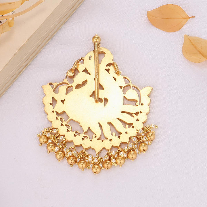 Peacock Kundan Pendant