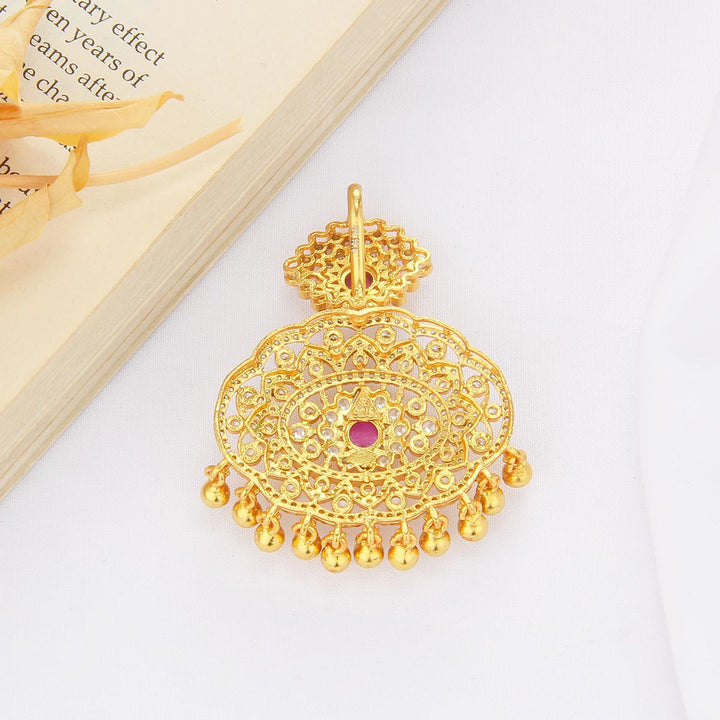 Crystal Crown Stone Pendant