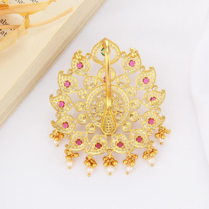 Crown Aura Stone Pendant