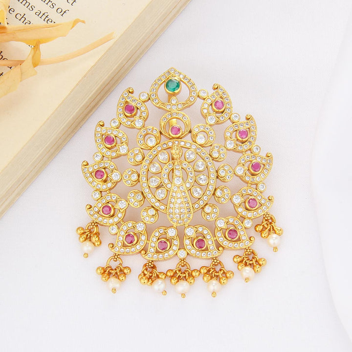 Crown Aura Stone Pendant