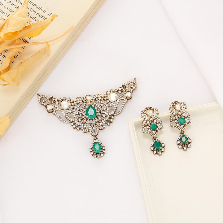 Athishka Victorian Pendant set